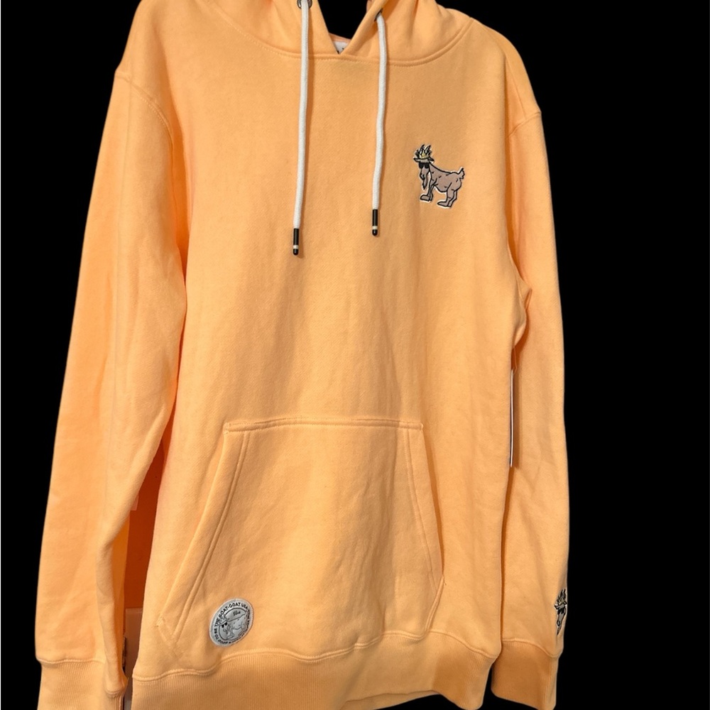 Orange GOAT Hoodie 
This orange hoodie is no longer on the site